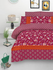 Ruby Flora Luxury Soft Cotton Sheet Set